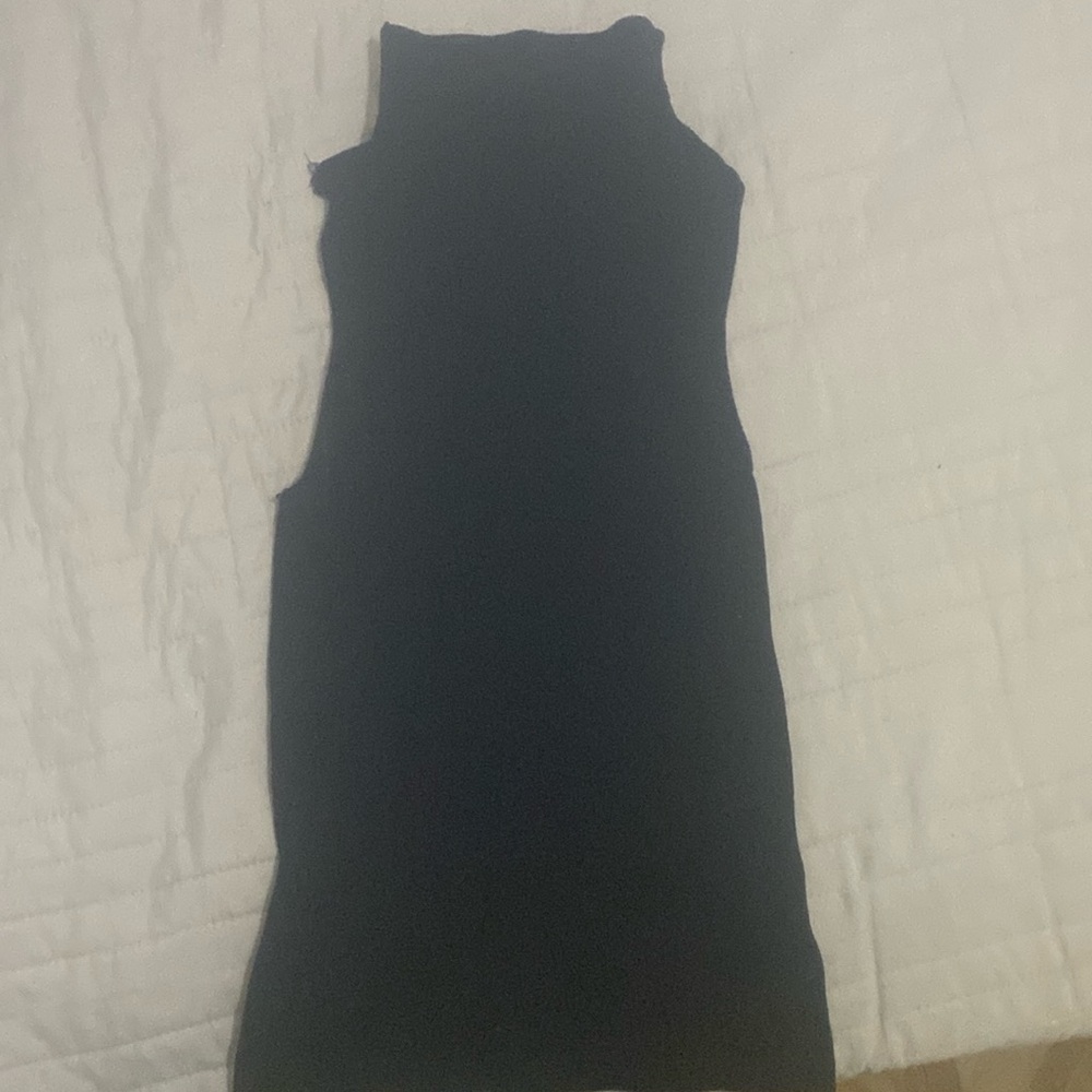 Black F&F turtle neck tank top